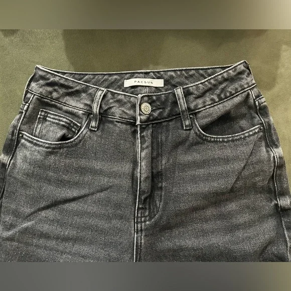 PAC SUN Black Mom Jean Size 24 - Picture 8 of 9